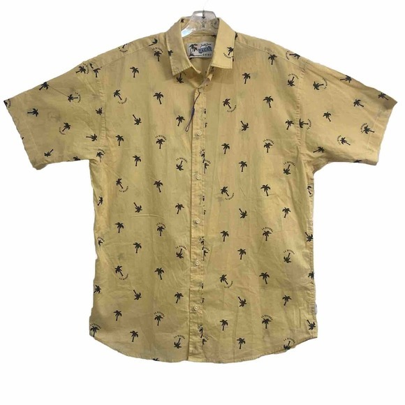 Men's Jack & Jones VACAY La Riviera Shirt Size M Short Sleeve Button Down - Picture 4 of 11